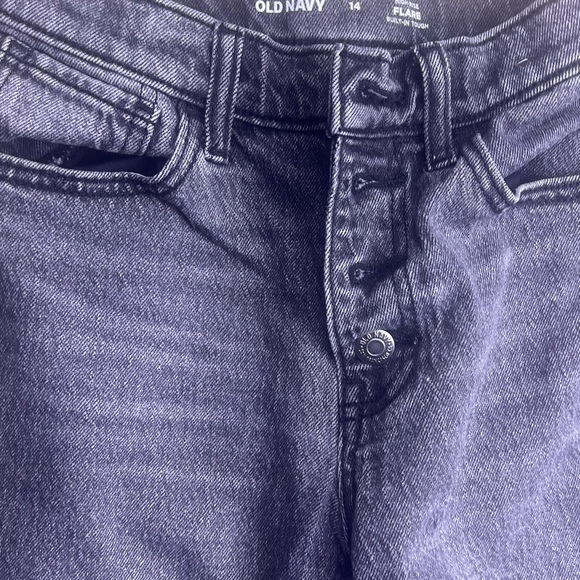 GIRLS OLD NAVY JEANS HIGH RIDE FLARE SIZE 14 EUC - Picture 4 of 10